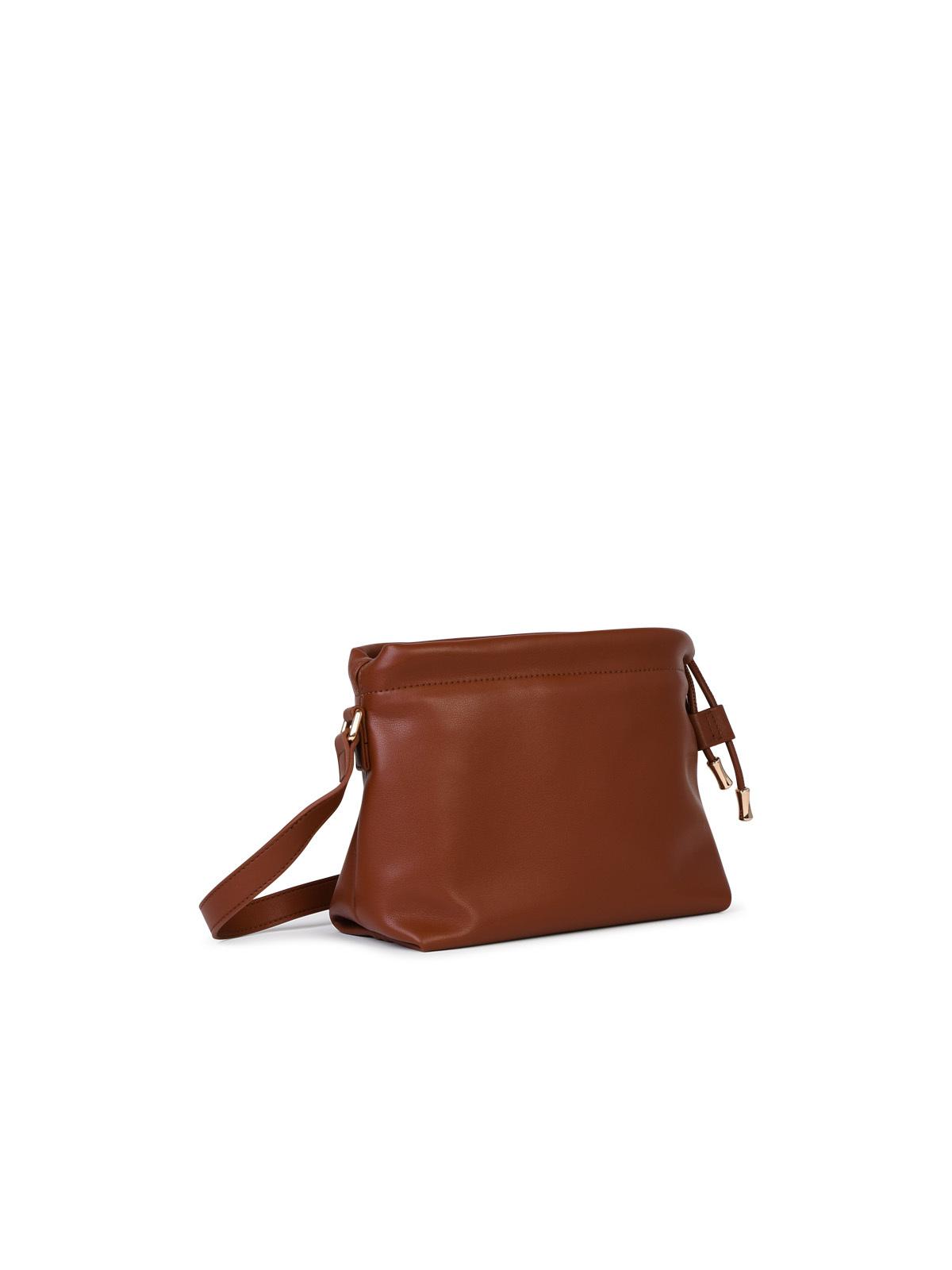 A.P.C. Small 'Ninon' Crossbody Bag In Hazelnut Eco-Leather Woman