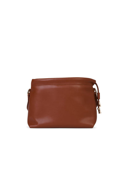 A.P.C. Small 'Ninon' Crossbody Bag In Hazelnut Eco-Leather Woman