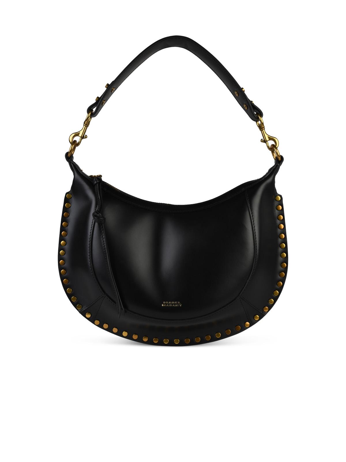 Isabel Marant 'Naoko' Black Leather Crossbody Bag Woman