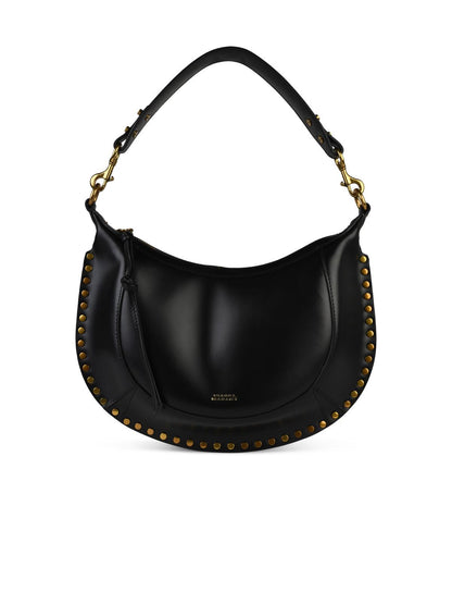 Isabel Marant 'Naoko' Black Leather Crossbody Bag Woman