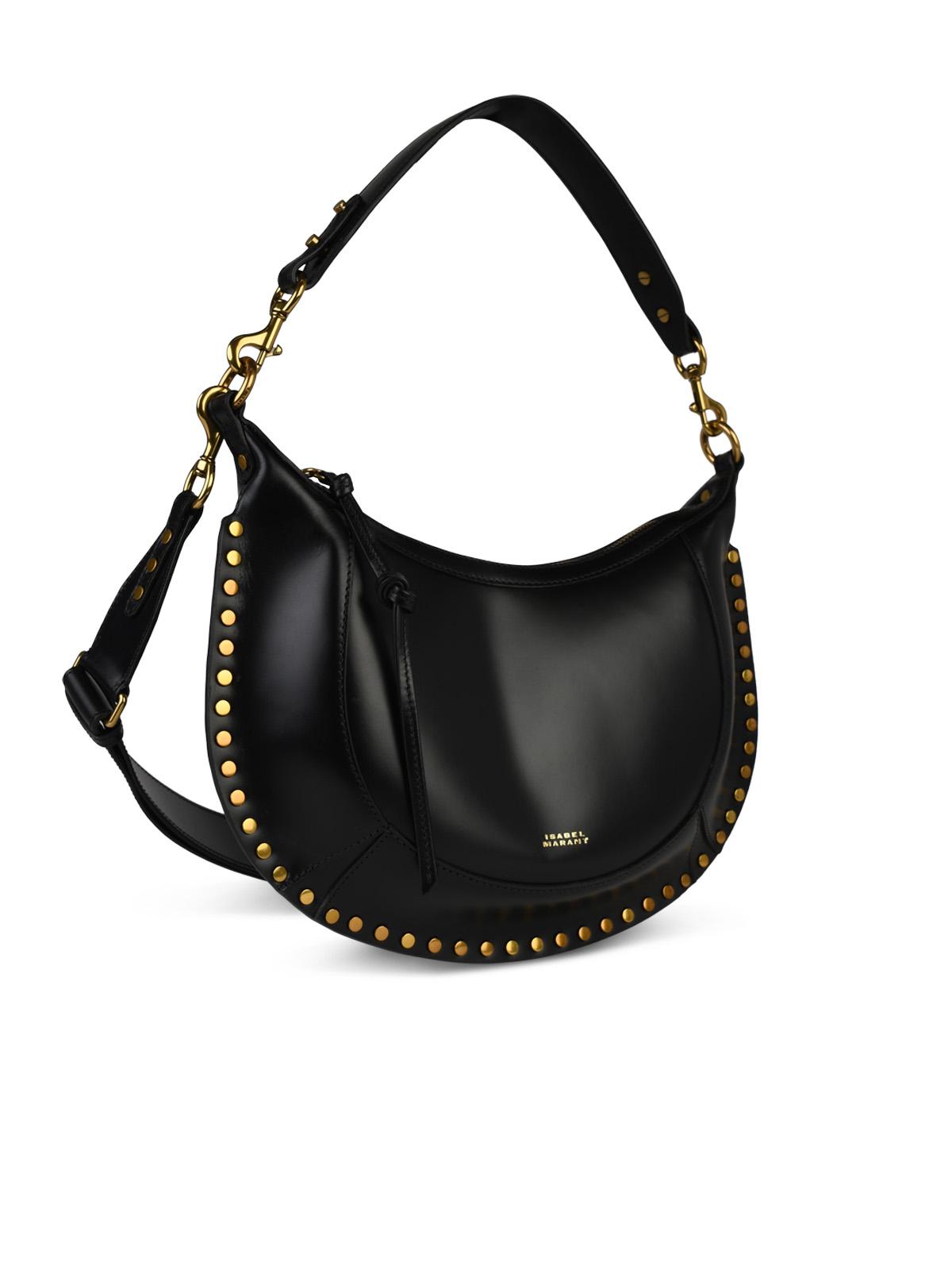 Isabel Marant 'Naoko' Black Leather Crossbody Bag Woman