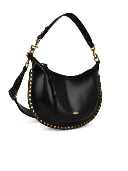 Isabel Marant 'Naoko' Black Leather Crossbody Bag Woman