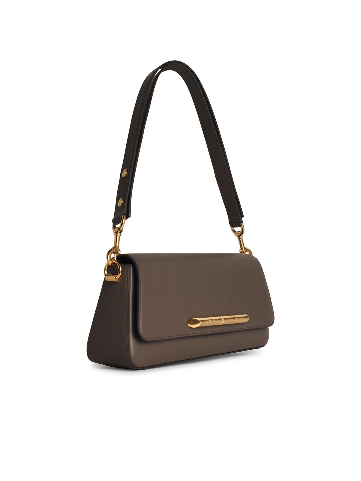 Lanvin 'Sequence' Brown Leather Crossbody Bag Woman