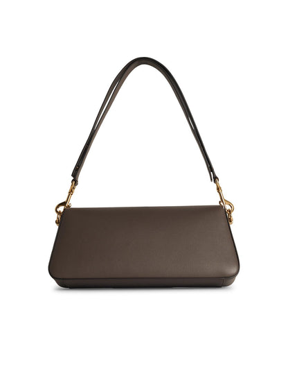 Lanvin 'Sequence' Brown Leather Crossbody Bag Woman