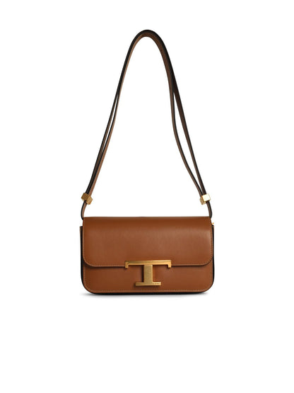 Tod's Micro Brown Leather Crossbody Bag Woman