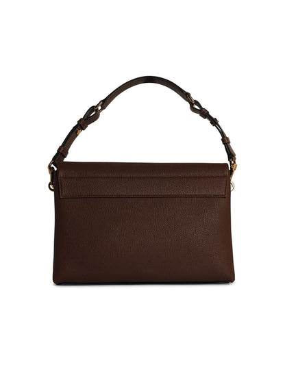 Tod's 'Timeless' Medium Brown Leather Crossbody Bag Woman