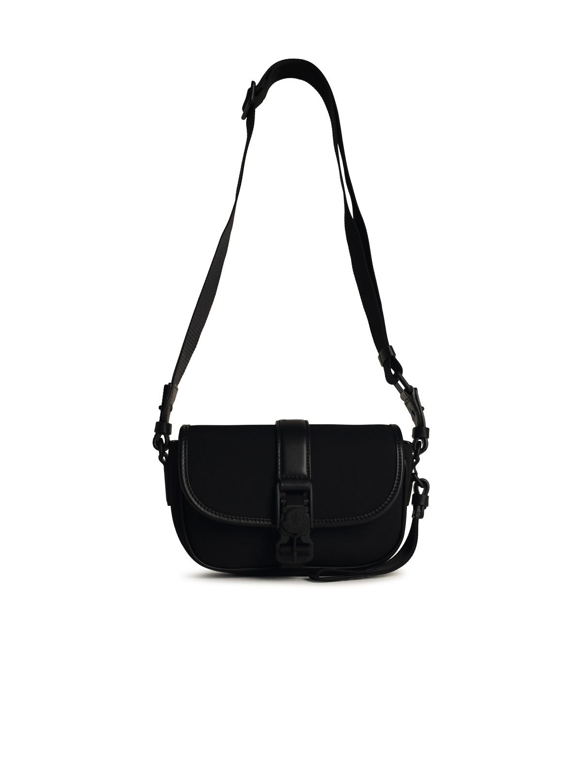 Moncler 'Trick' Black Nylon Crossbody Bag Woman