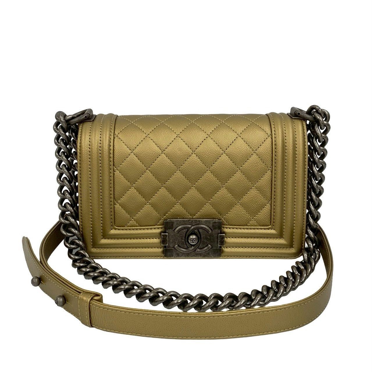 Chanel Boy Caviar Shoulder Bag Style 4