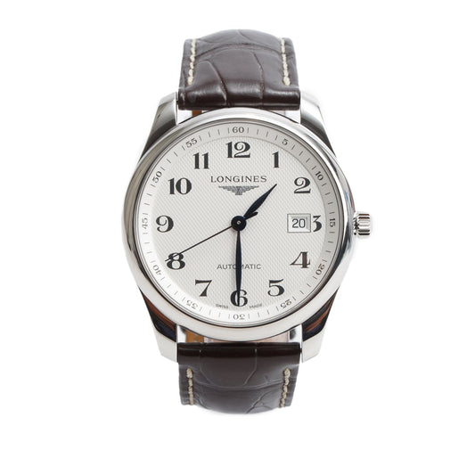Longines Stainless Steel Master Collection 40 MM Automatic Watch Silver Dial