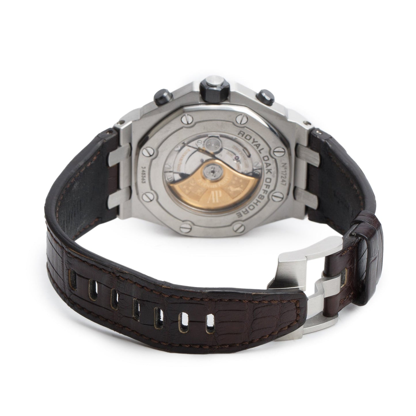 Audemars Piguet Stainless Steel Royal Oak Offshore Havana 42 MM Automatic Chronograph Watch Brown Dial w/ Box & Papers