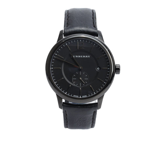Burberry Black PVD Stainless Steel BU10003 Classic 40 MM Quartz Watch Black Dial