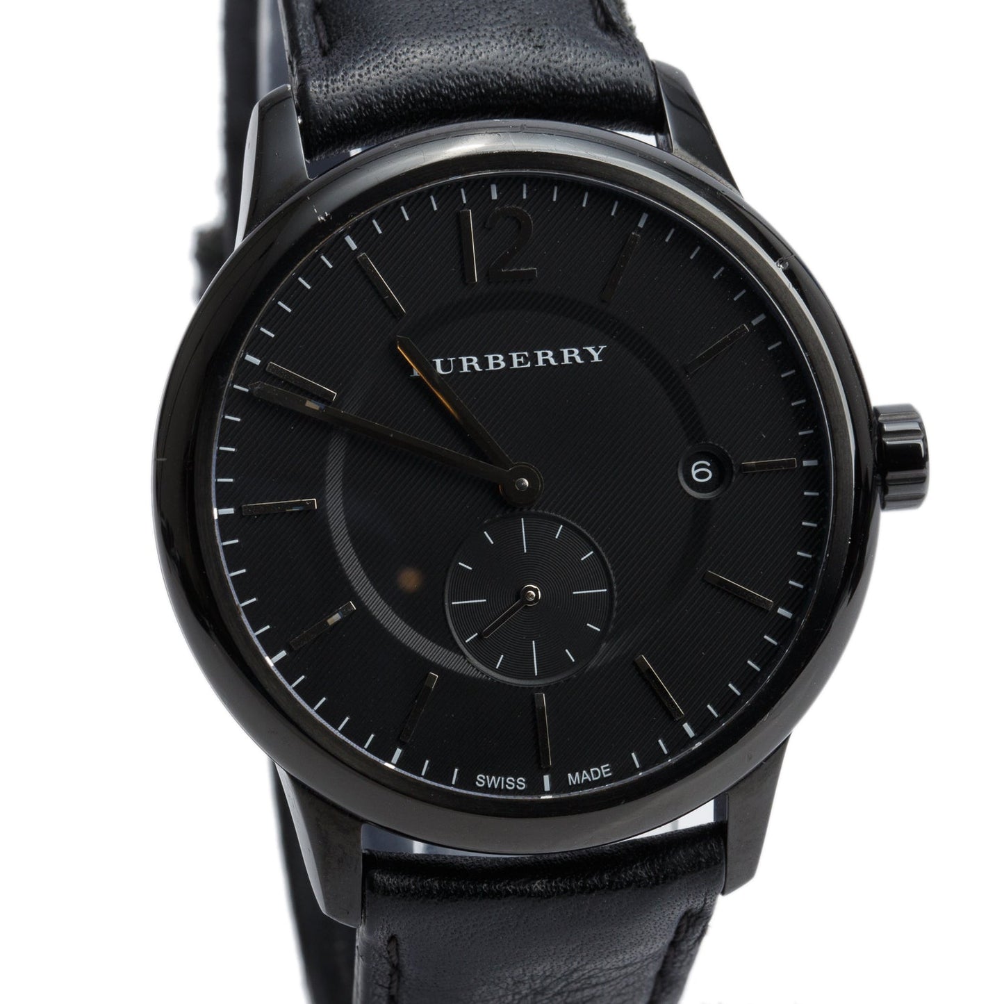 Burberry Black PVD Stainless Steel BU10003 Classic 40 MM Quartz Watch Black Dial