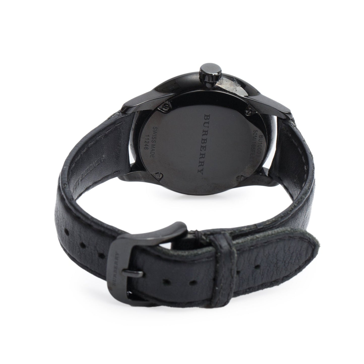 Burberry Black PVD Stainless Steel BU10003 Classic 40 MM Quartz Watch Black Dial