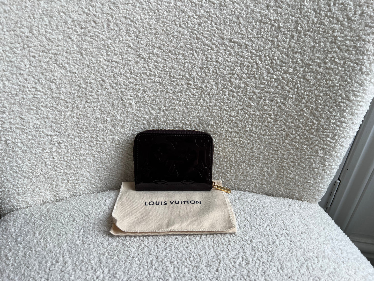 Louis Vuitton Zippy Coin Purse in Amarante Vernis Patent (RRP £420)