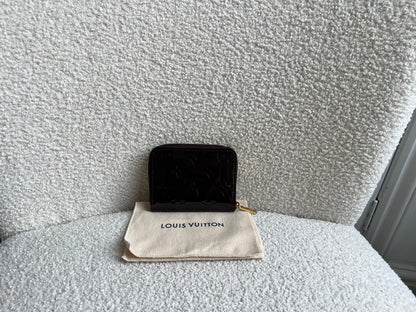 Louis Vuitton Zippy Coin Purse in Amarante Vernis Patent (RRP £420)