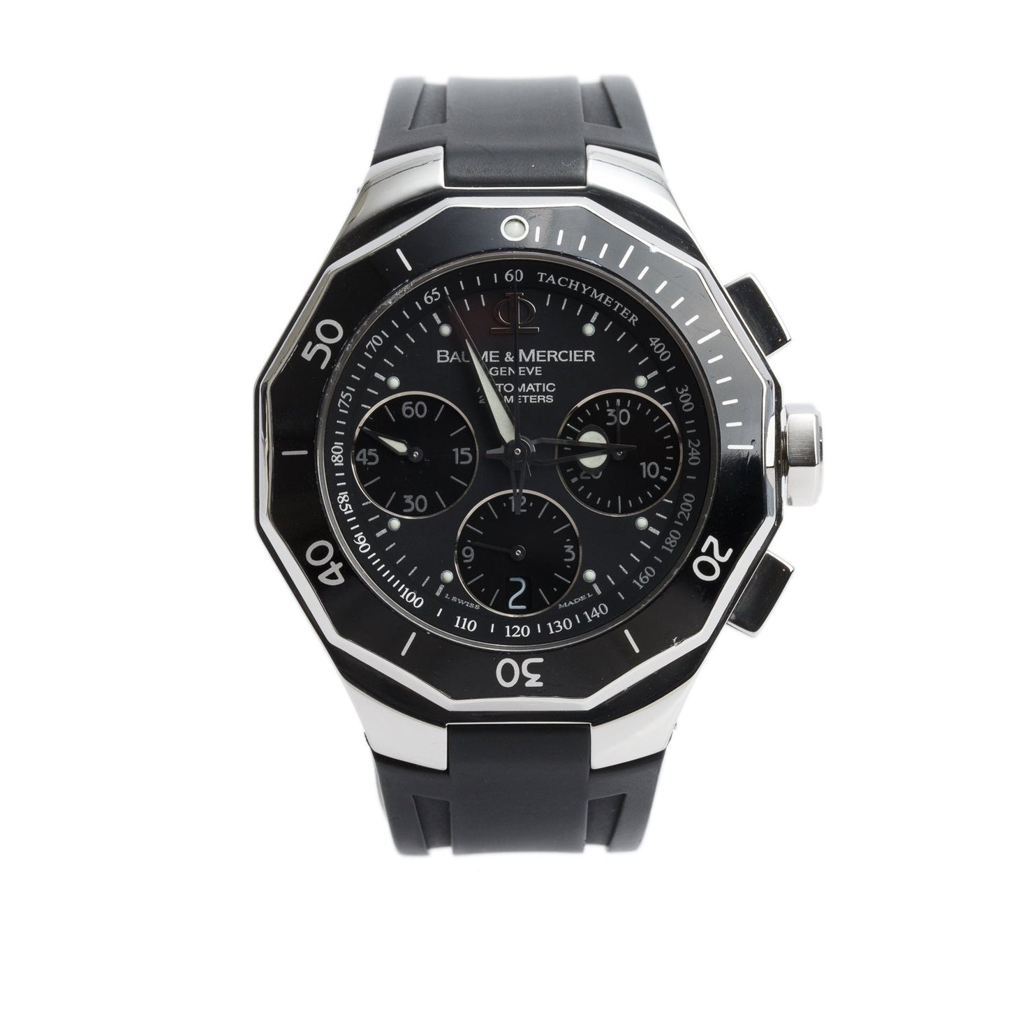 Baume & Mercier Stainless Steel Riviera 43 MM Chronograph Automatic Watch 65599
