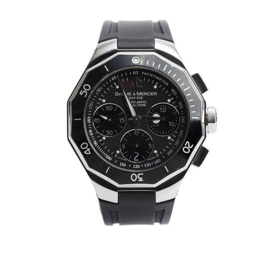 Baume & Mercier Stainless Steel Riviera 43 MM Chronograph Automatic Watch 65599