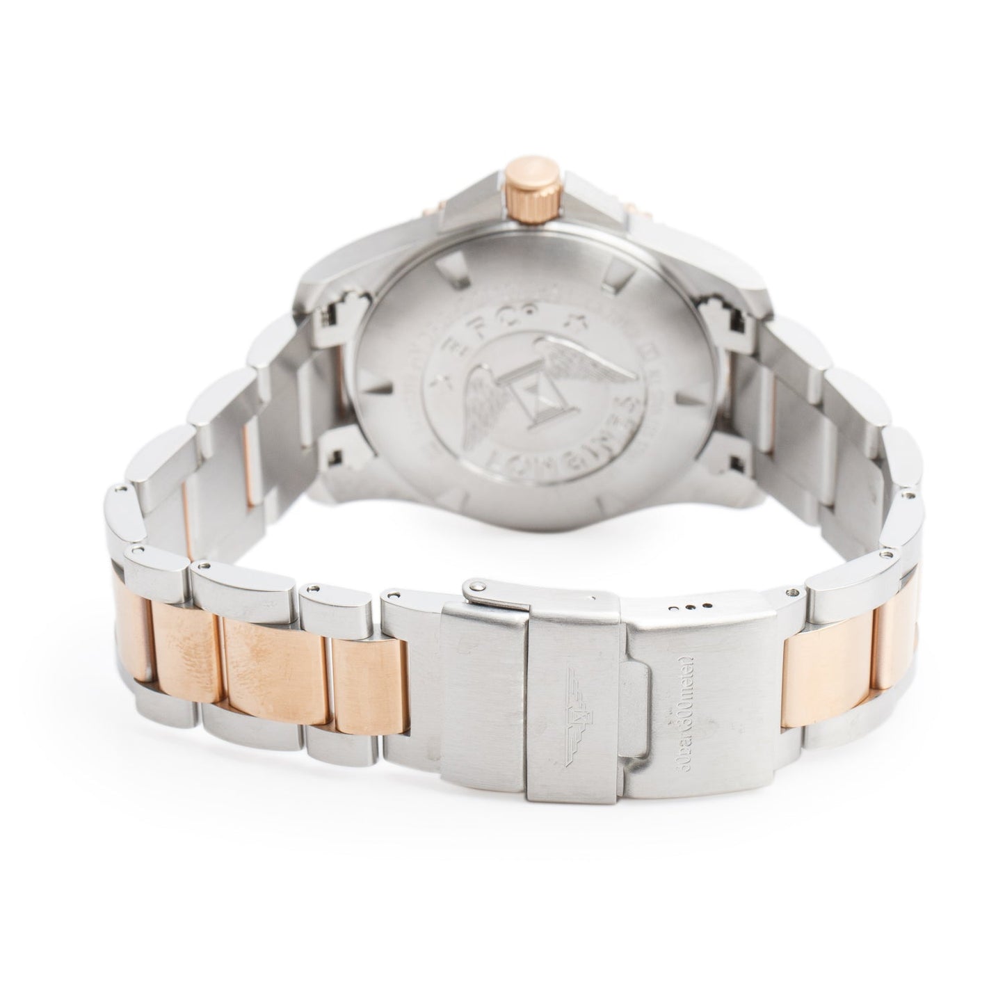 Longines 2026 Rose Gold PVD & Stainless Steel HydroConquest 43 MM Automatic Watch Grey Dial w/ Box & Papers