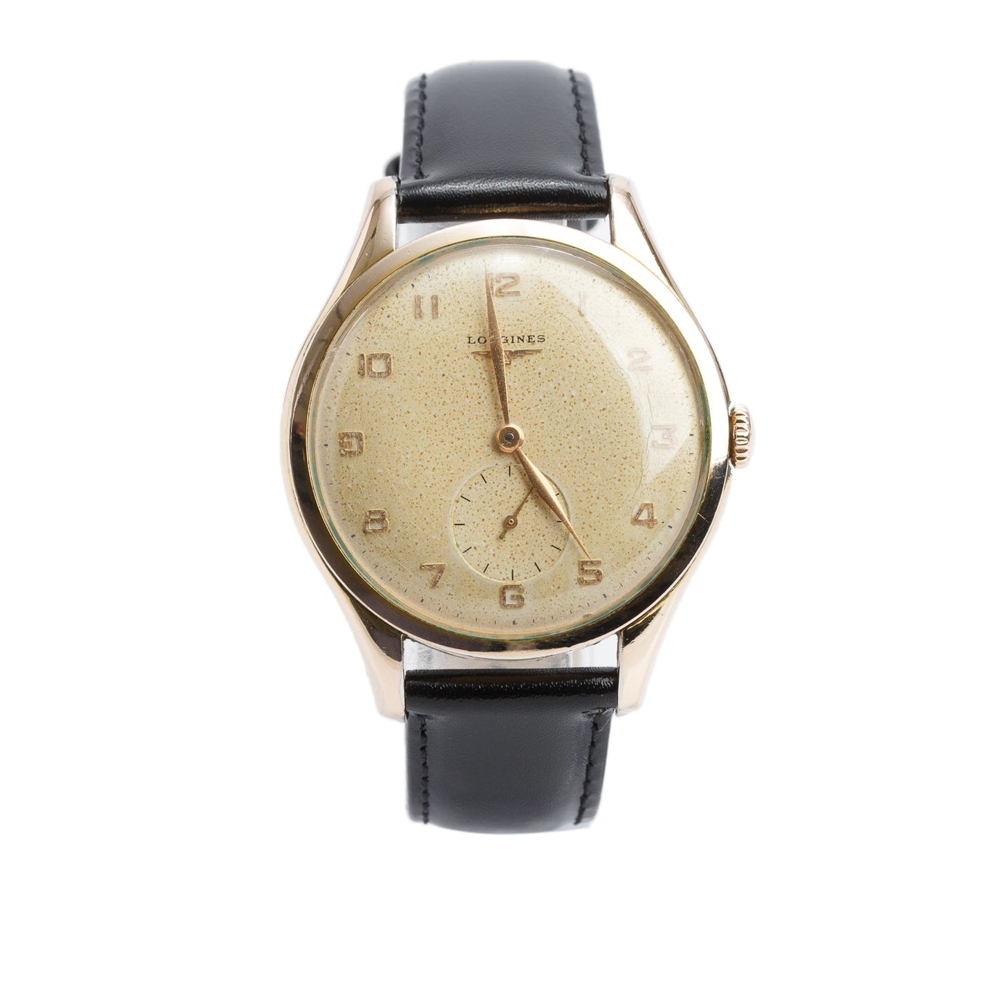 Longines Vintage Gold Plated Stainless Steel 39 MM Manual Watch