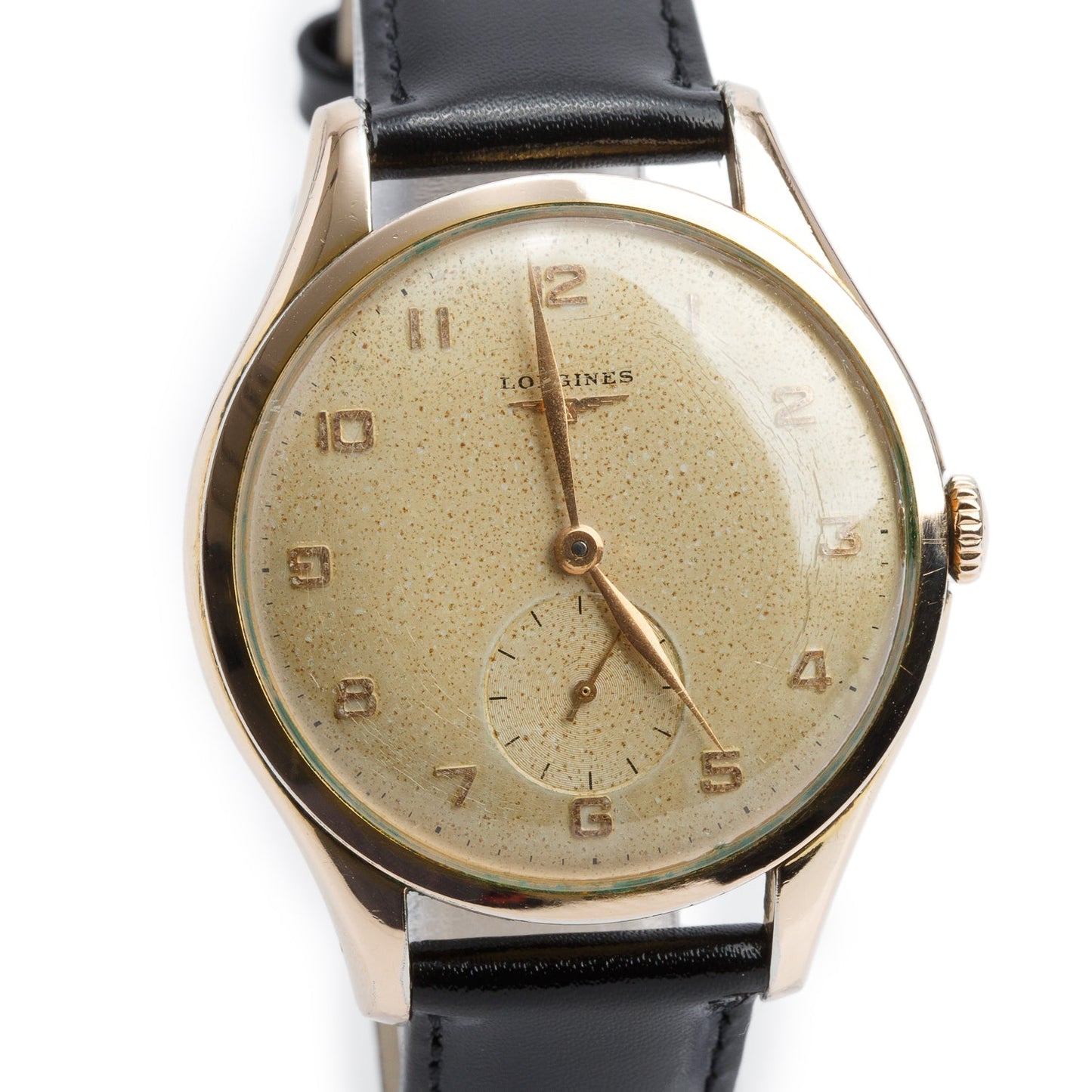 Longines Vintage Gold Plated Stainless Steel 39 MM Manual Watch