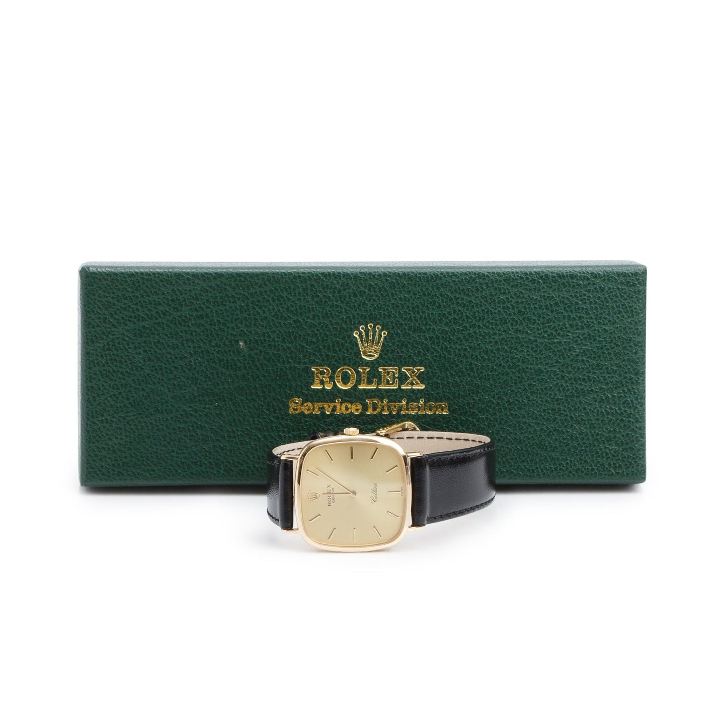 Rolex Vintage 18k Yellow Gold Cellini 30 MM Manual Watch Gold Dial 4114