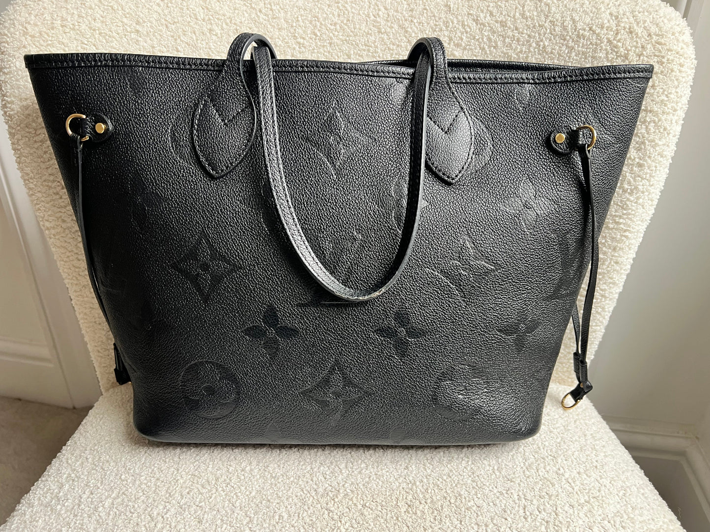 Louis Vuitton Neverfull MM Black Empreinte (RRP £1,970)