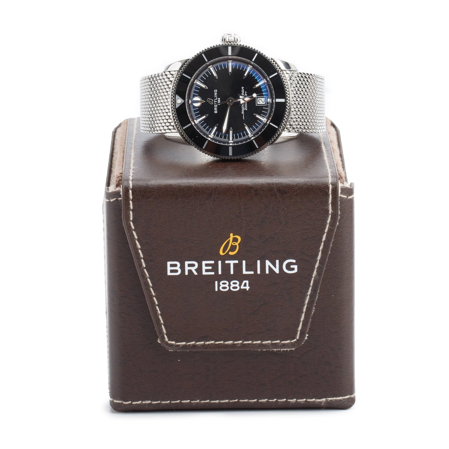 Breitling 2026 Stainless Steel Superocean Heritage B31 42 MM Automatic Watch Blue Dial AB3111 w/ Box & Papers