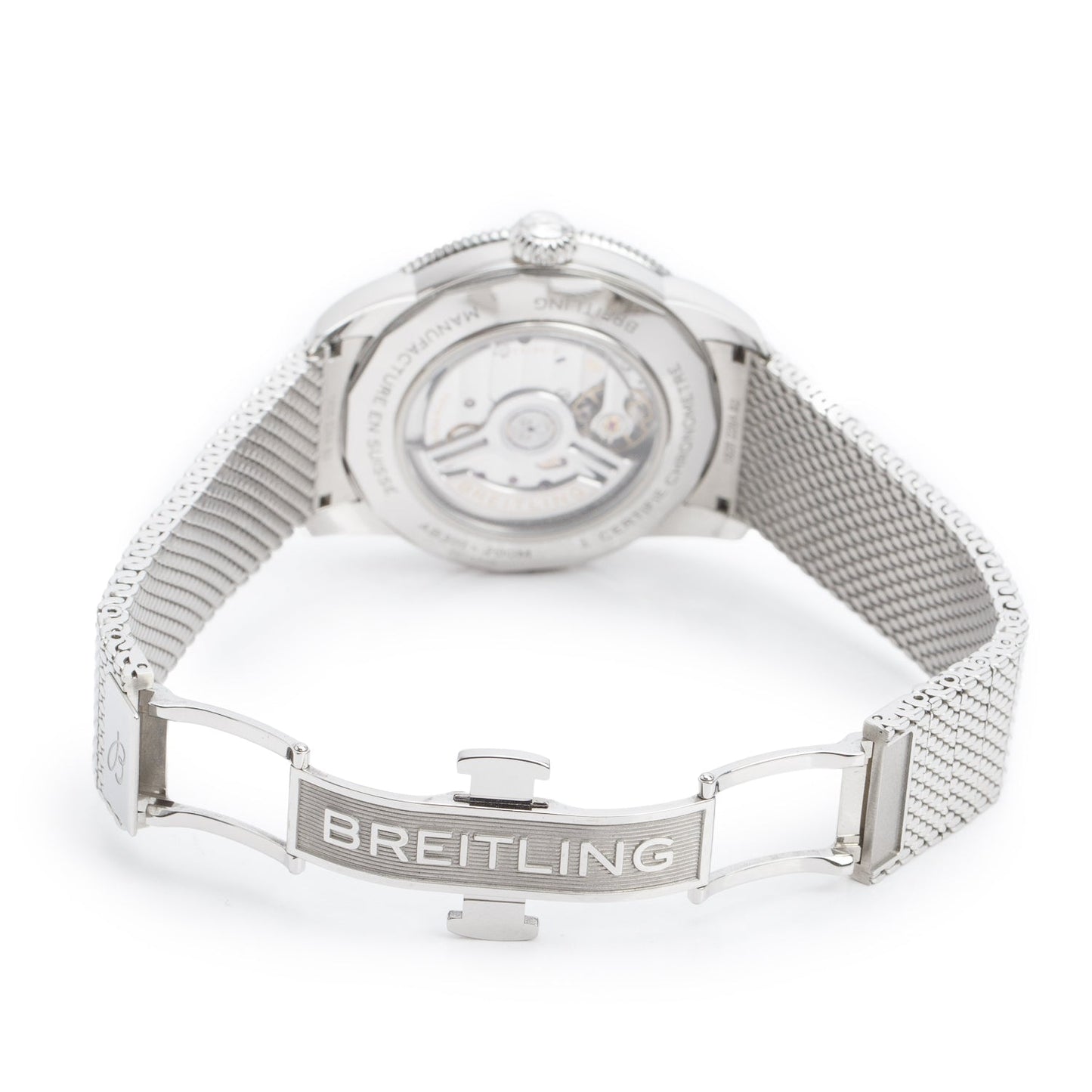 Breitling 2026 Stainless Steel Superocean Heritage B31 42 MM Automatic Watch Blue Dial AB3111 w/ Box & Papers