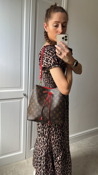 Louis Vuitton Neo Noe Monogram Coquelicot (RRP £1,790)