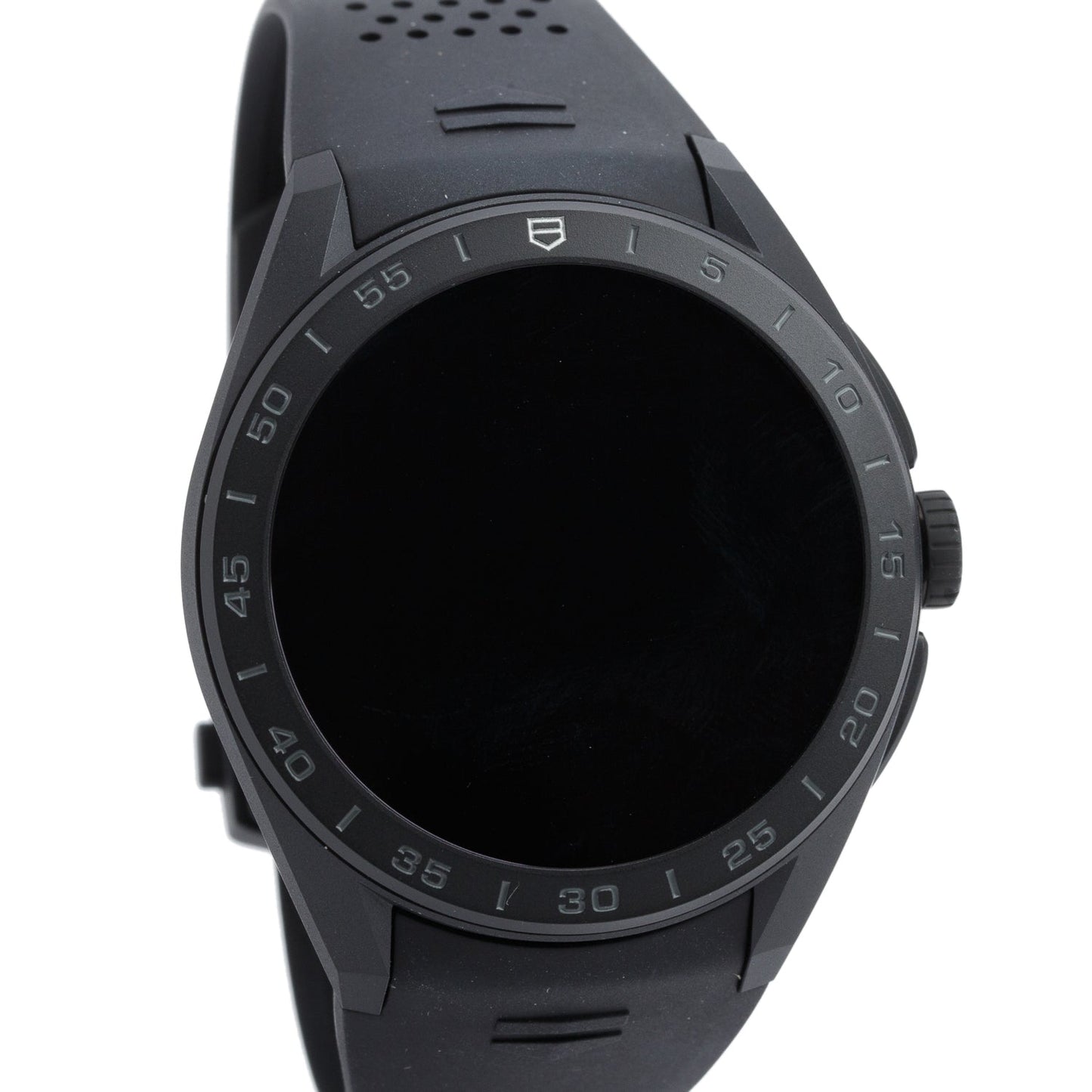 Tag Heuer 2025 Black DLC Titanium Connected Calibre E5 45 MM Digital Smart Watch SBT8A80.BT6293 w/ Box, Papers & Charger
