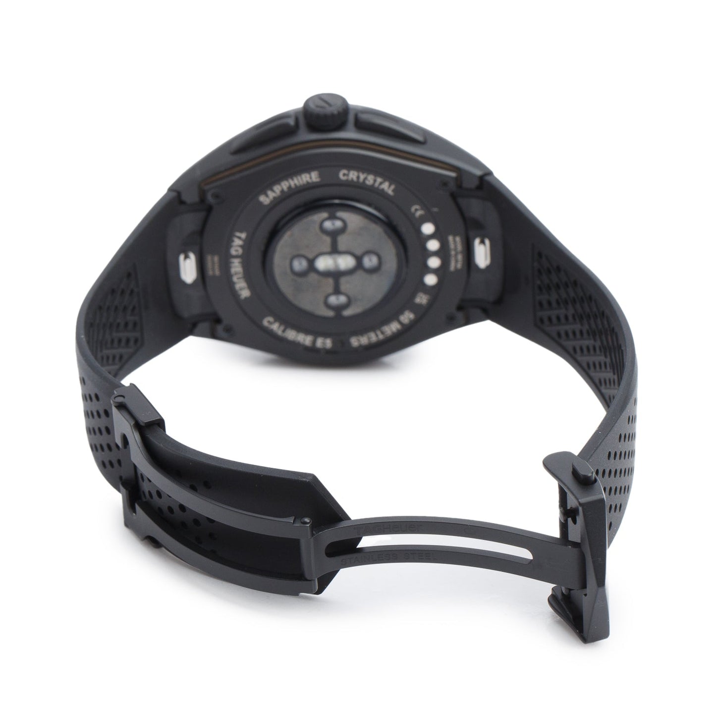 Tag Heuer 2025 Black DLC Titanium Connected Calibre E5 45 MM Digital Smart Watch SBT8A80.BT6293 w/ Box, Papers & Charger