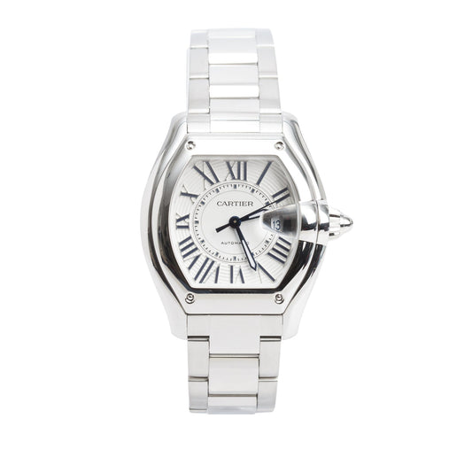 Cartier 2026 Stainless Steel Roadster Automatic Watch, Medium Model 4610 w/ Box, Papers & Extra Strap