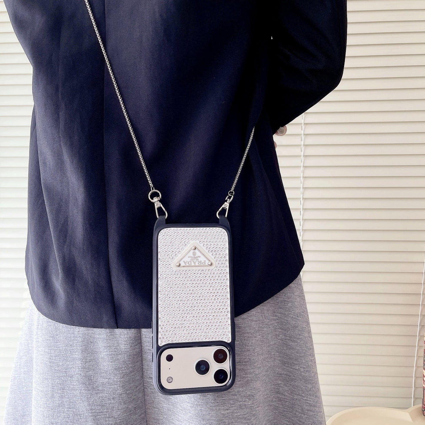 3 Color Phone Case on Chain iPhone