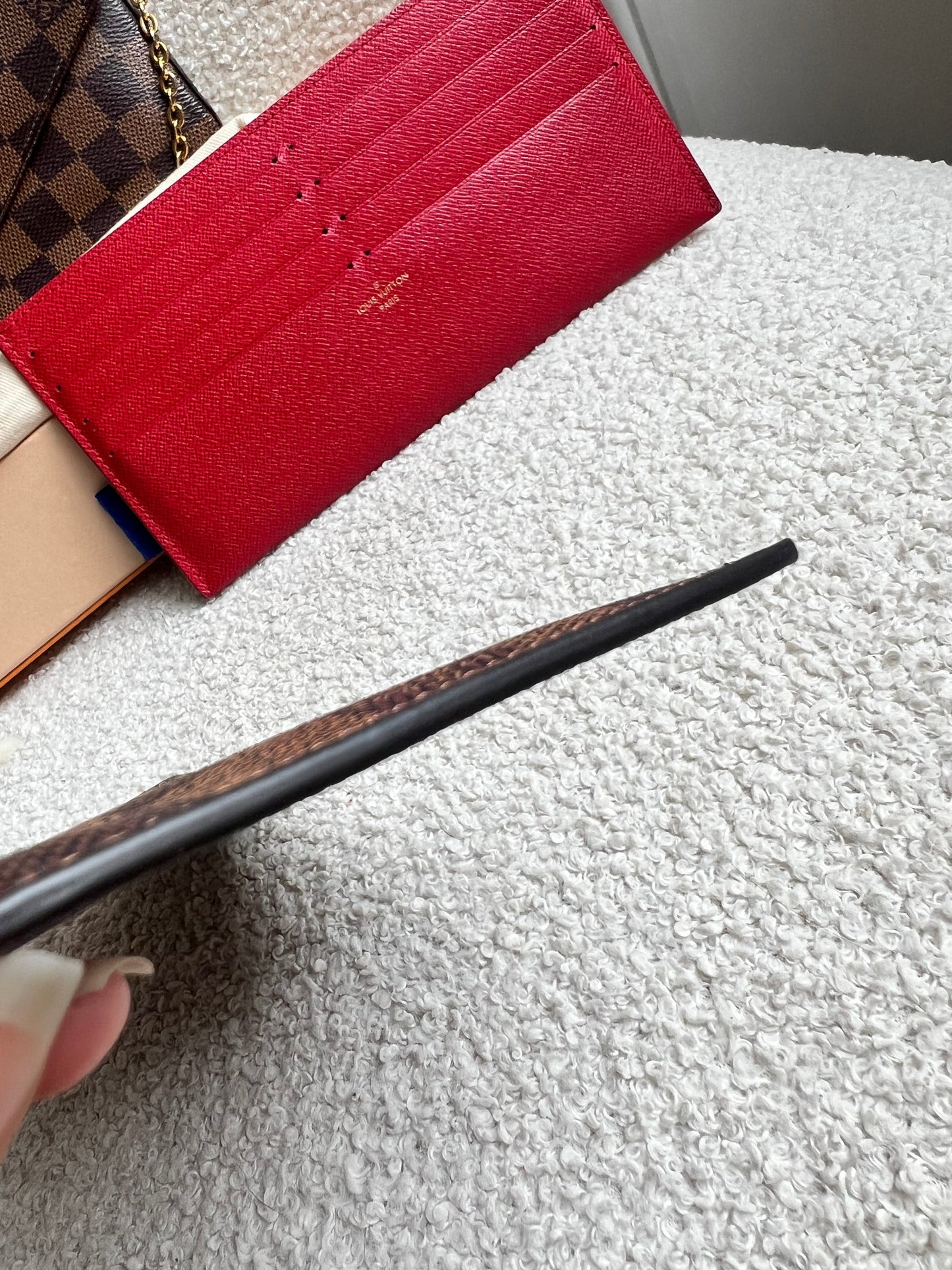 Louis Vuitton Felicie Pochette Damier Ebene (RRP £1110)
