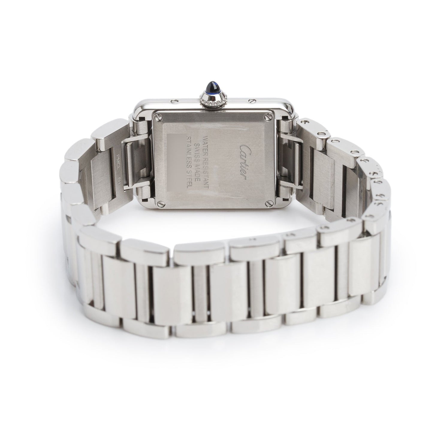 Cartier 2023 Stainless Steel Tank Must de Cartier Quartz Watch, Small Model 4322 w/ Box & Papers