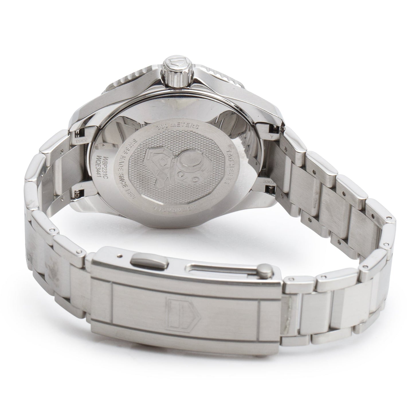 Tag Heuer Stainless Steel Aquaracer Professional 300M 36 MM Automatic Watch Silver Dial WBP231C