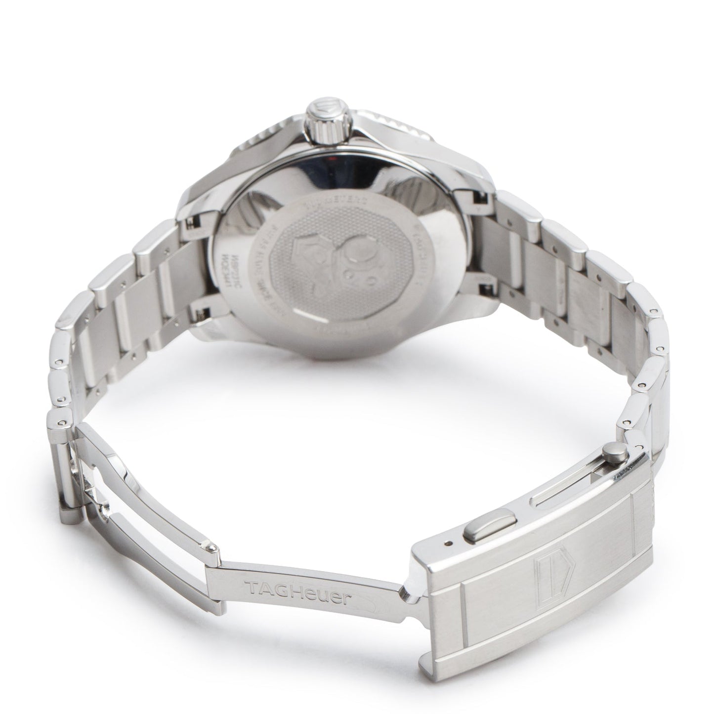 Tag Heuer Stainless Steel Aquaracer Professional 300M 36 MM Automatic Watch Silver Dial WBP231C