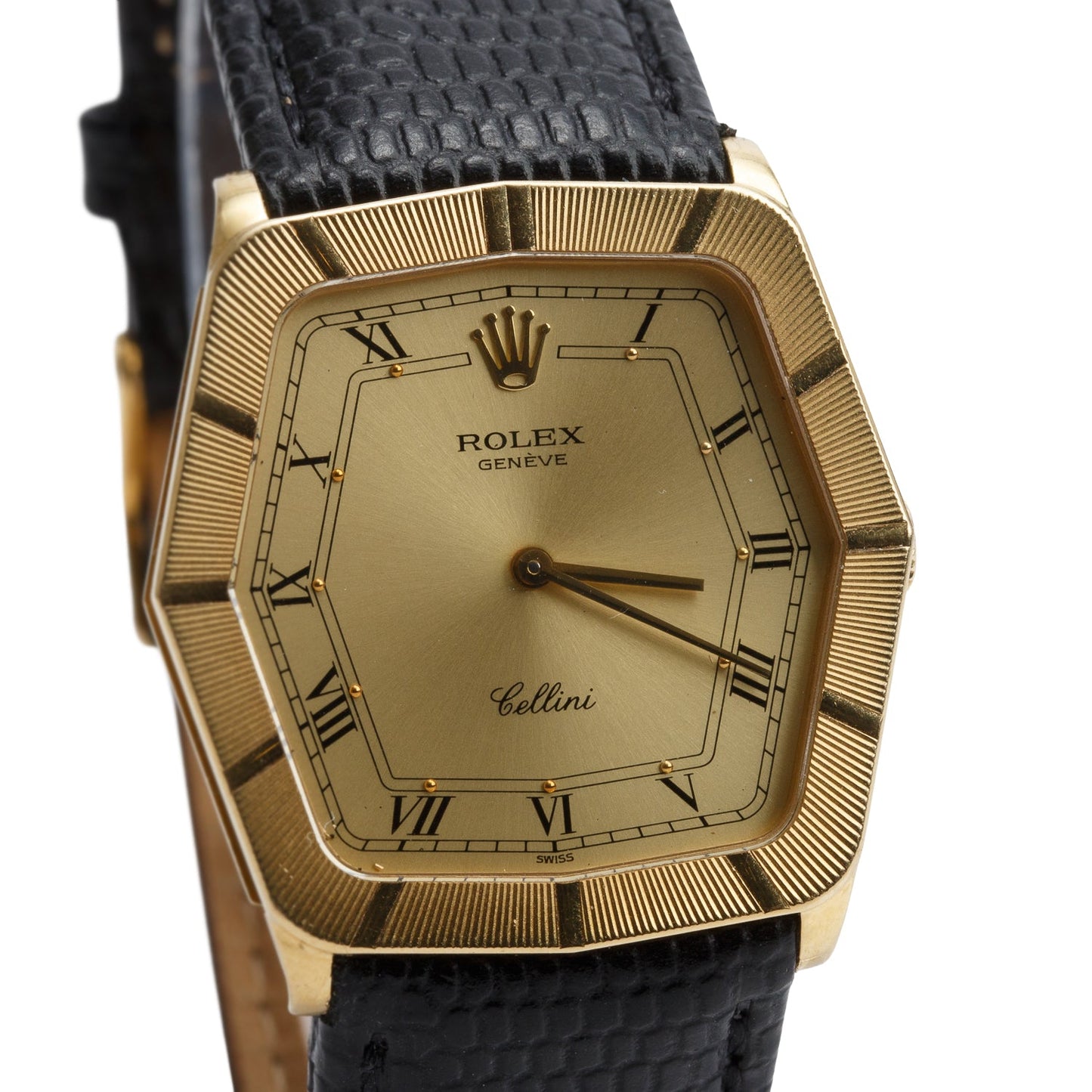 Rolex Vintage 18k Yellow Gold Cellini 31 MM Manual Watch Gold Dial 4170