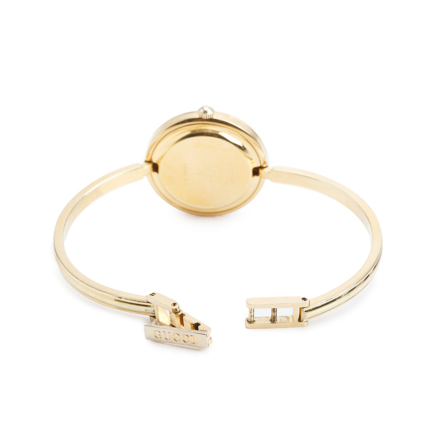 Gucci Gold Plated Stainless Steel 1100 Series 26 MM Watch Gold Dial