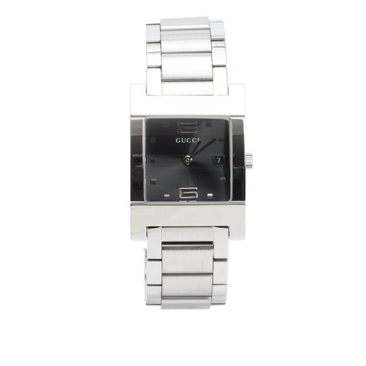 Gucci Stainless Steel 7700 Series Quartz Watch Blue Dial