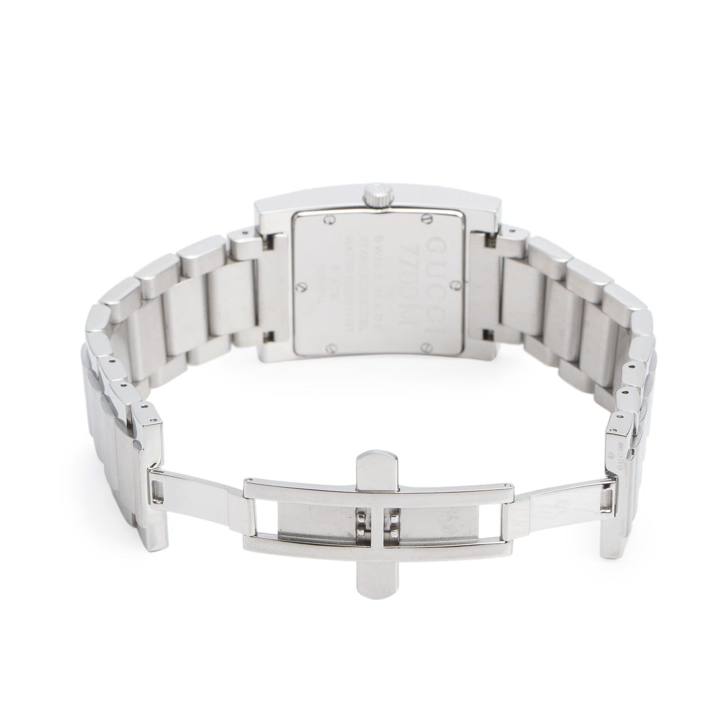 Gucci Stainless Steel 7700 Series Quartz Watch Blue Dial