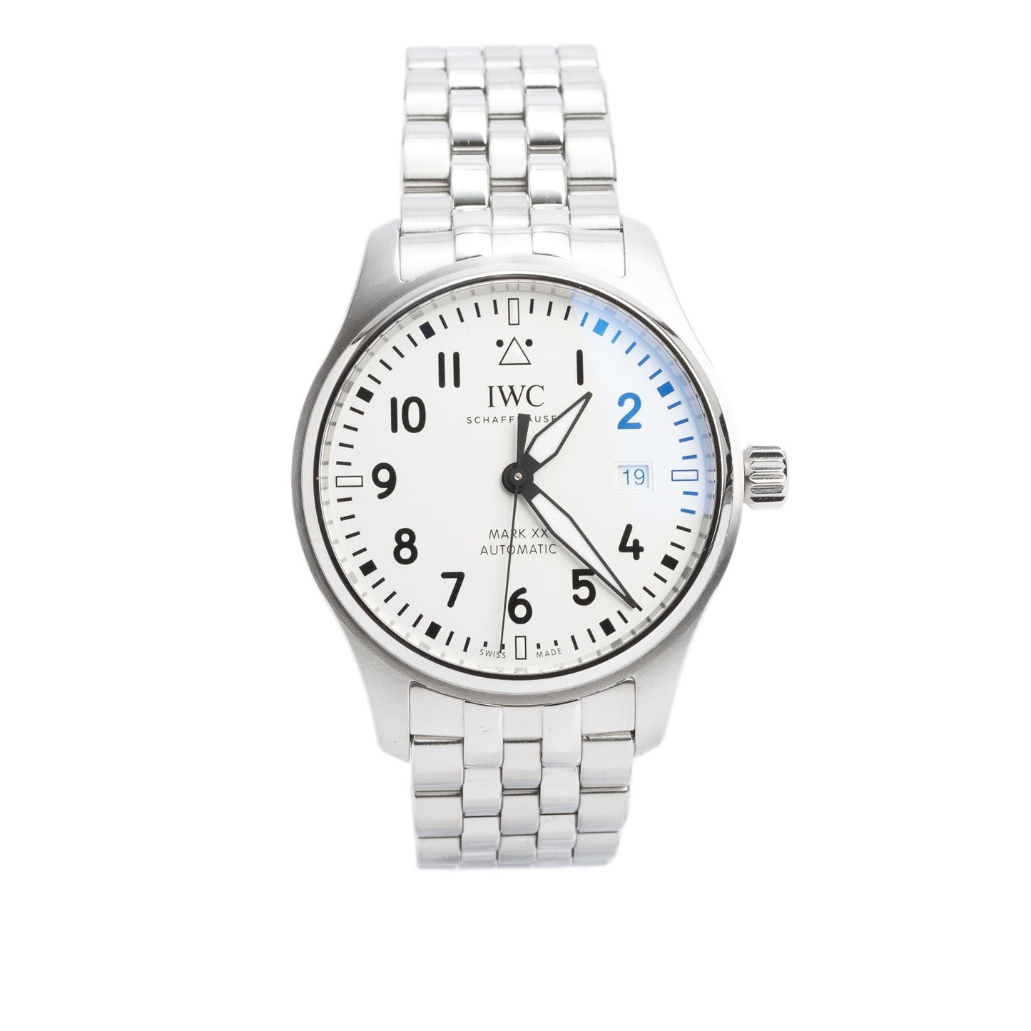IWC 2026 Stainless Steel Classic Pilot Mark XX 40MM Automatic Watch Silver Dial IW328208 w/ Box & Papers