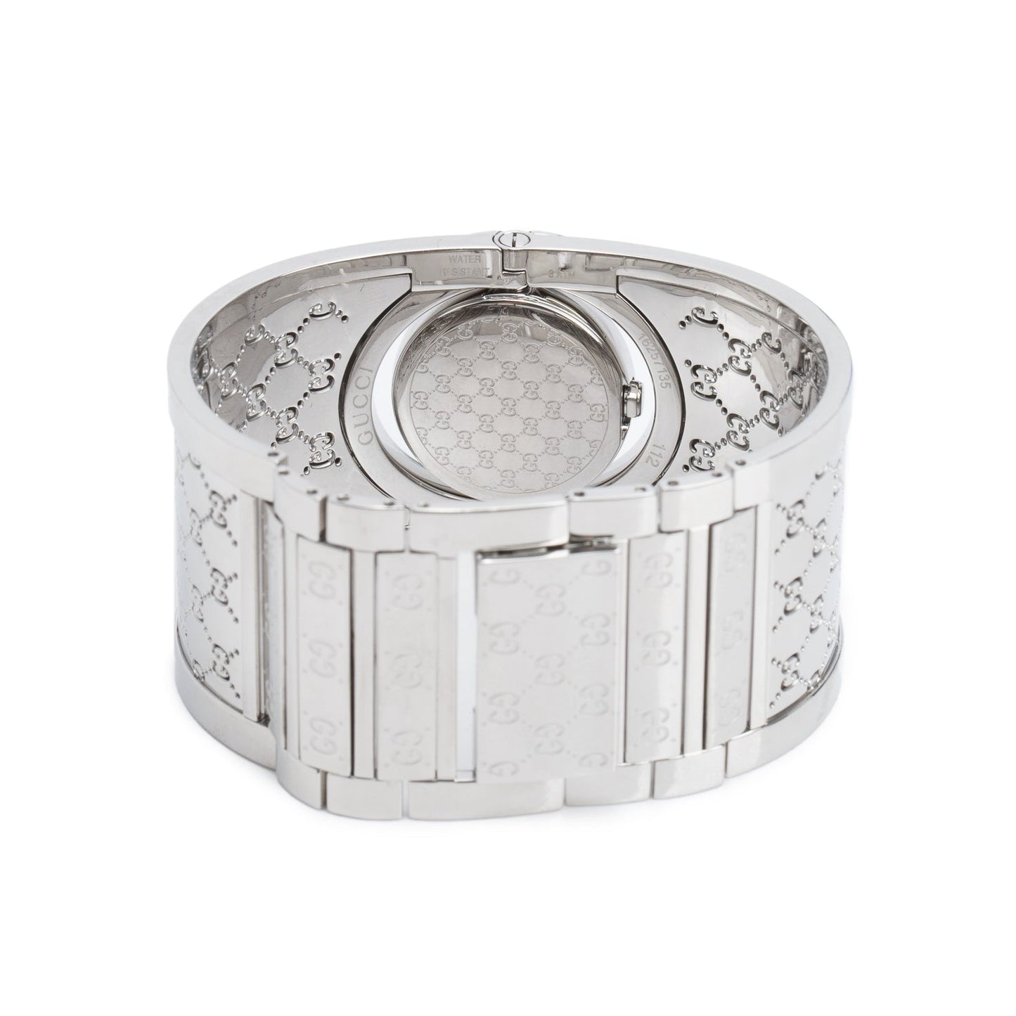 Gucci Stainless Steel 112 Twirl Watch Brown Dial