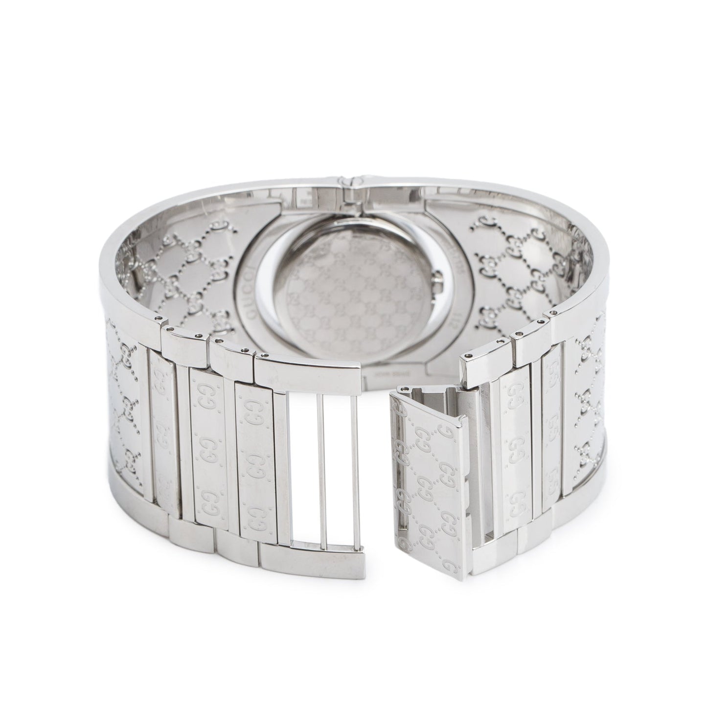Gucci Stainless Steel 112 Twirl Watch Brown Dial
