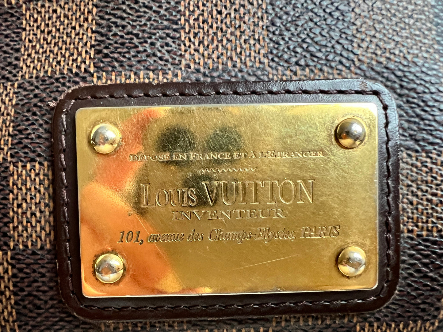 Louis Vuitton Eva Clutch Damier Ebene