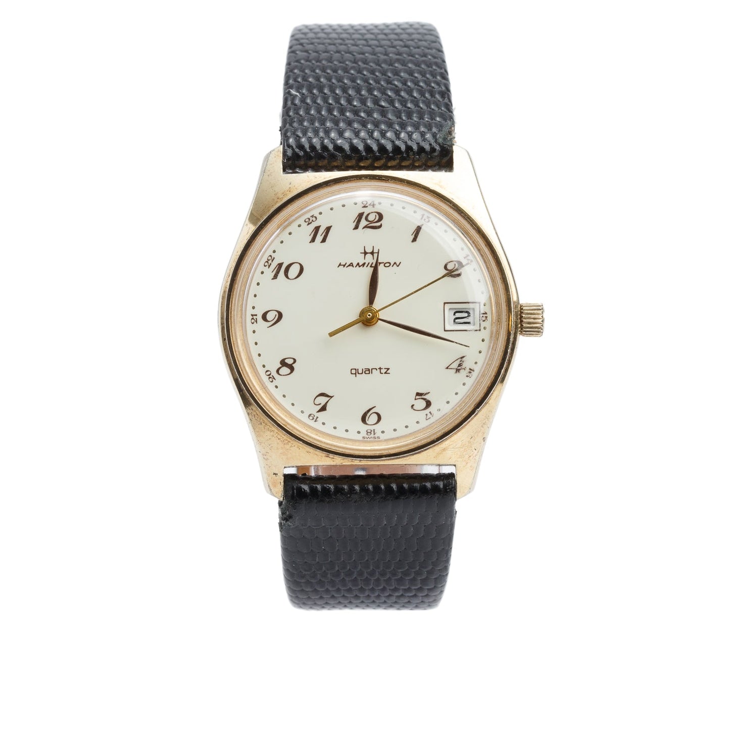 Hamilton Vintage Gold-Plated & Stainless Steel 34 MM Quartz Watch