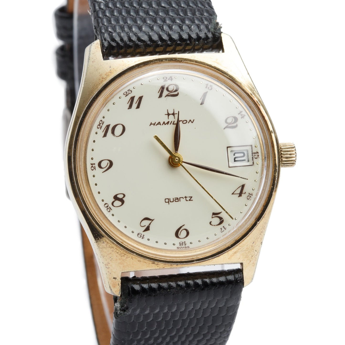 Hamilton Vintage Gold-Plated & Stainless Steel 34 MM Quartz Watch