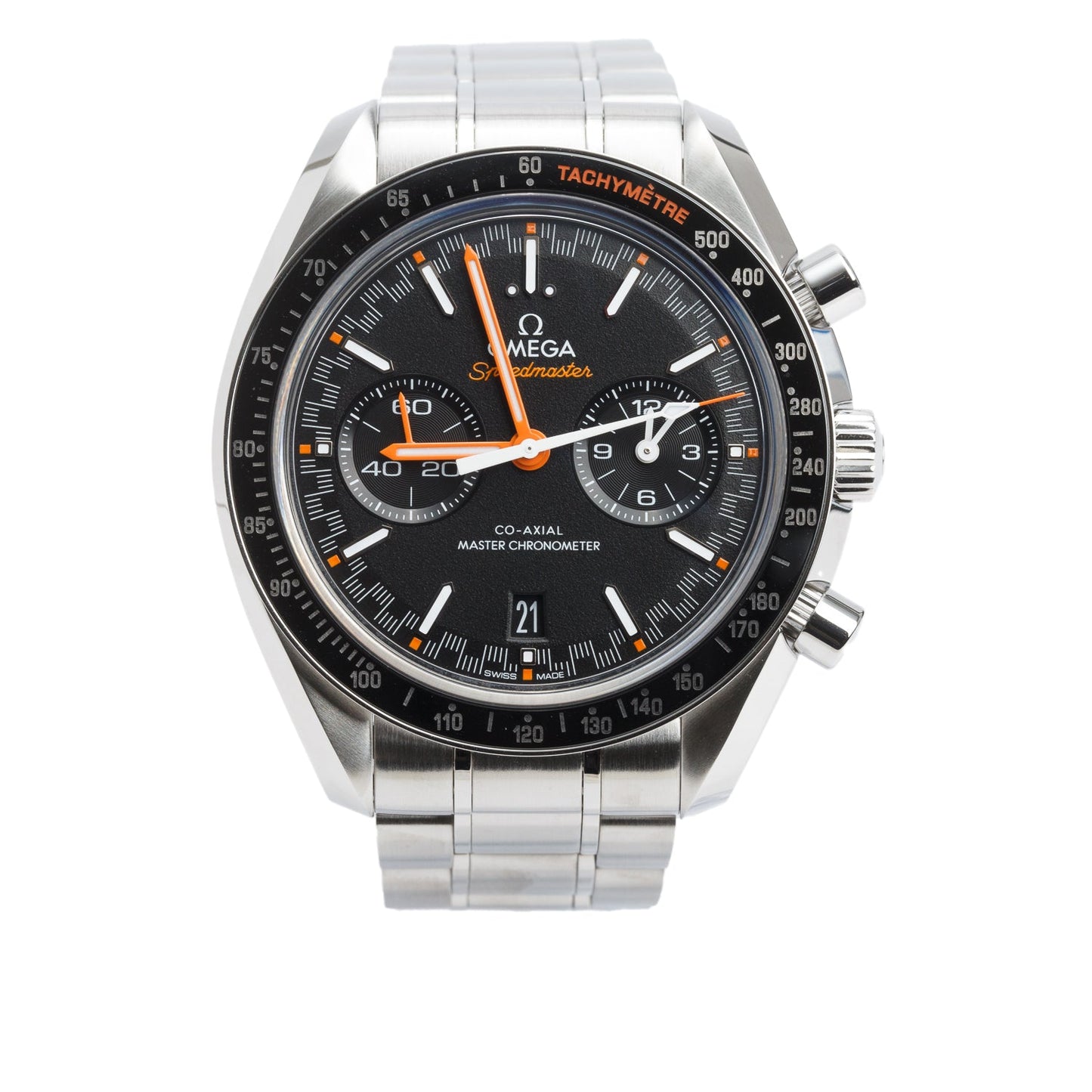 Omega Stainless Steel Speedmaster Racing Co-Axial Master Chronometer 44.25MM Chronograph Automatic Watch
