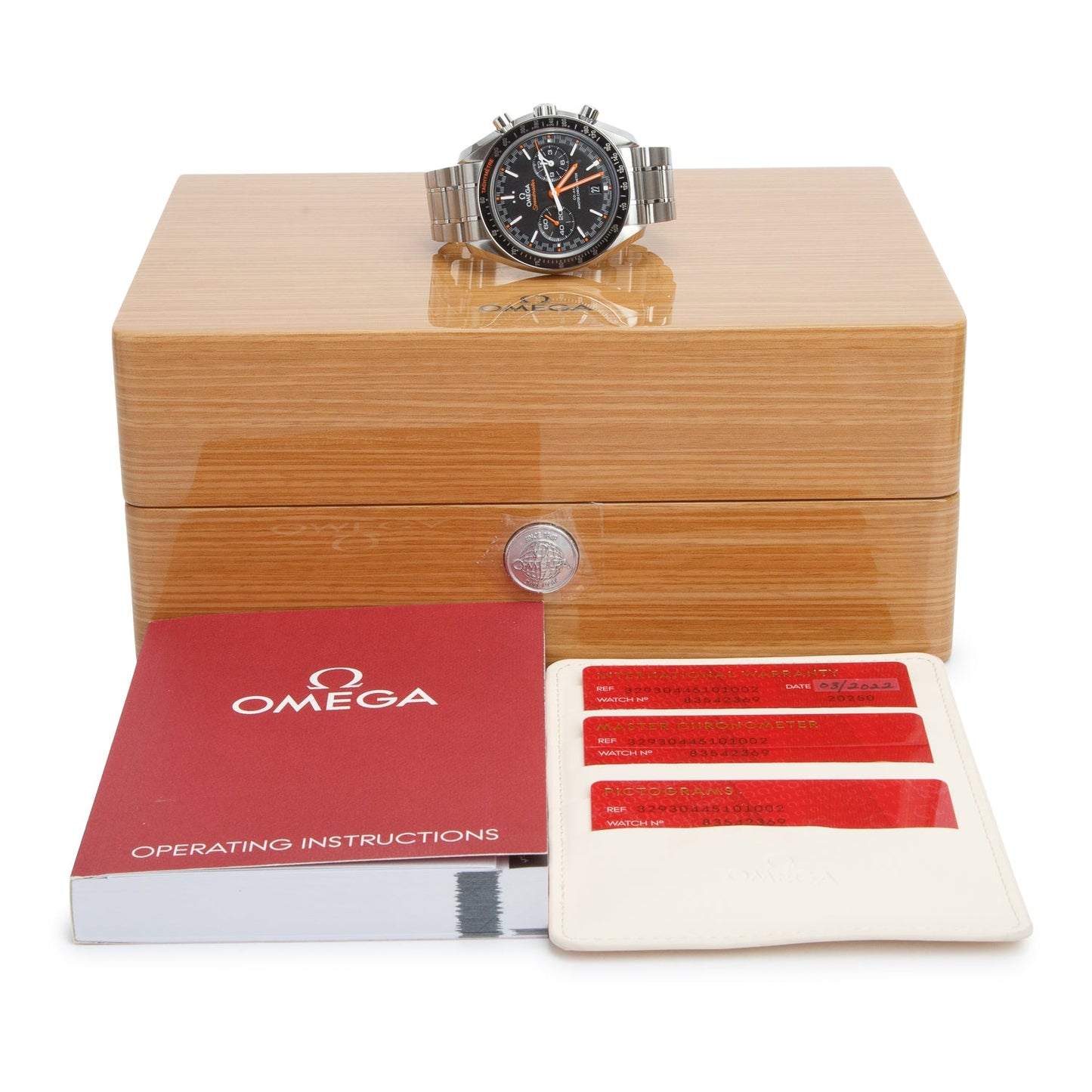 Omega Stainless Steel Speedmaster Racing Co-Axial Master Chronometer 44.25MM Chronograph Automatic Watch