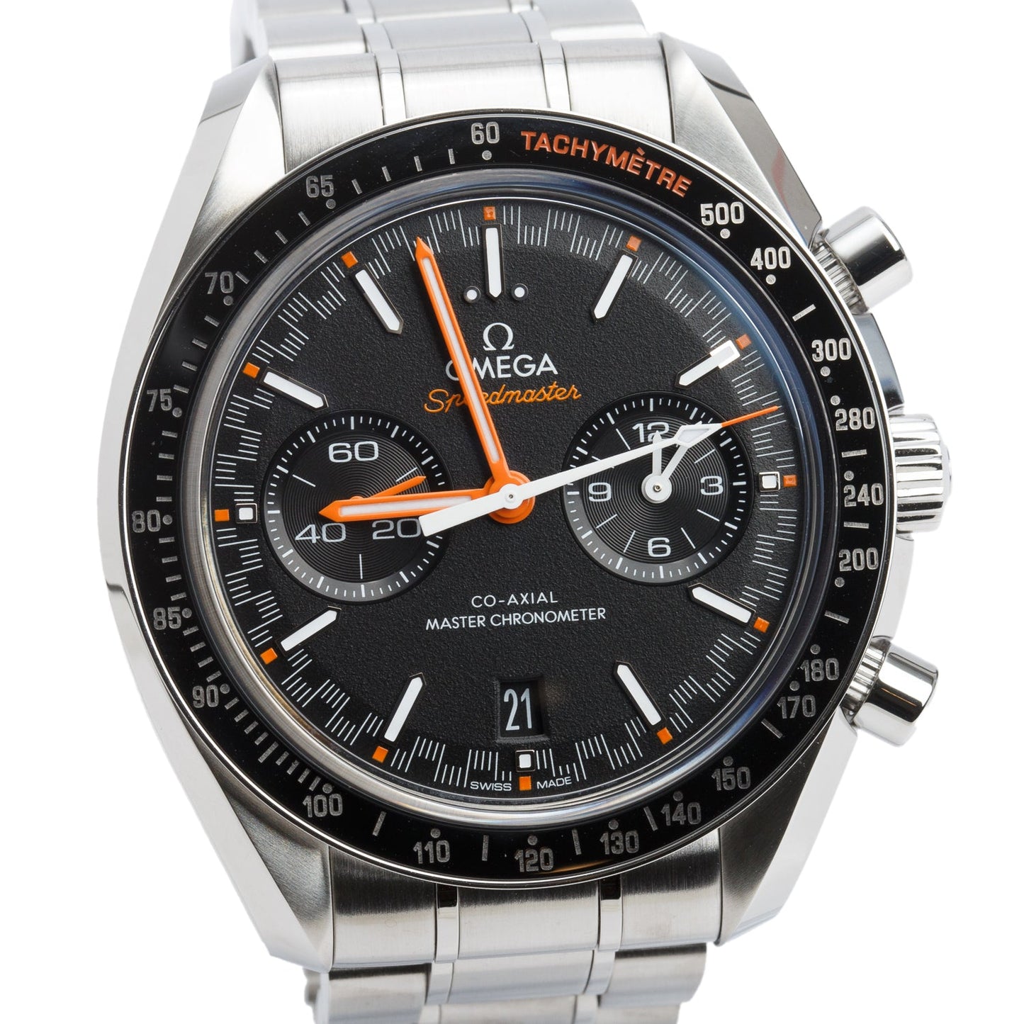 Omega Stainless Steel Speedmaster Racing Co-Axial Master Chronometer 44.25MM Chronograph Automatic Watch
